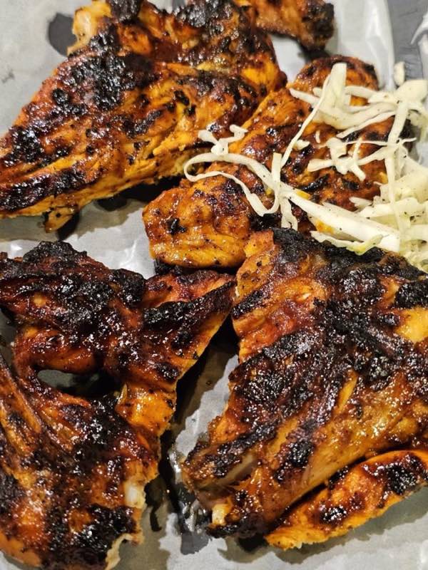 Gegrild vlees van de grill